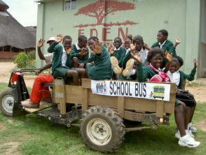 The BUV as a school bus.